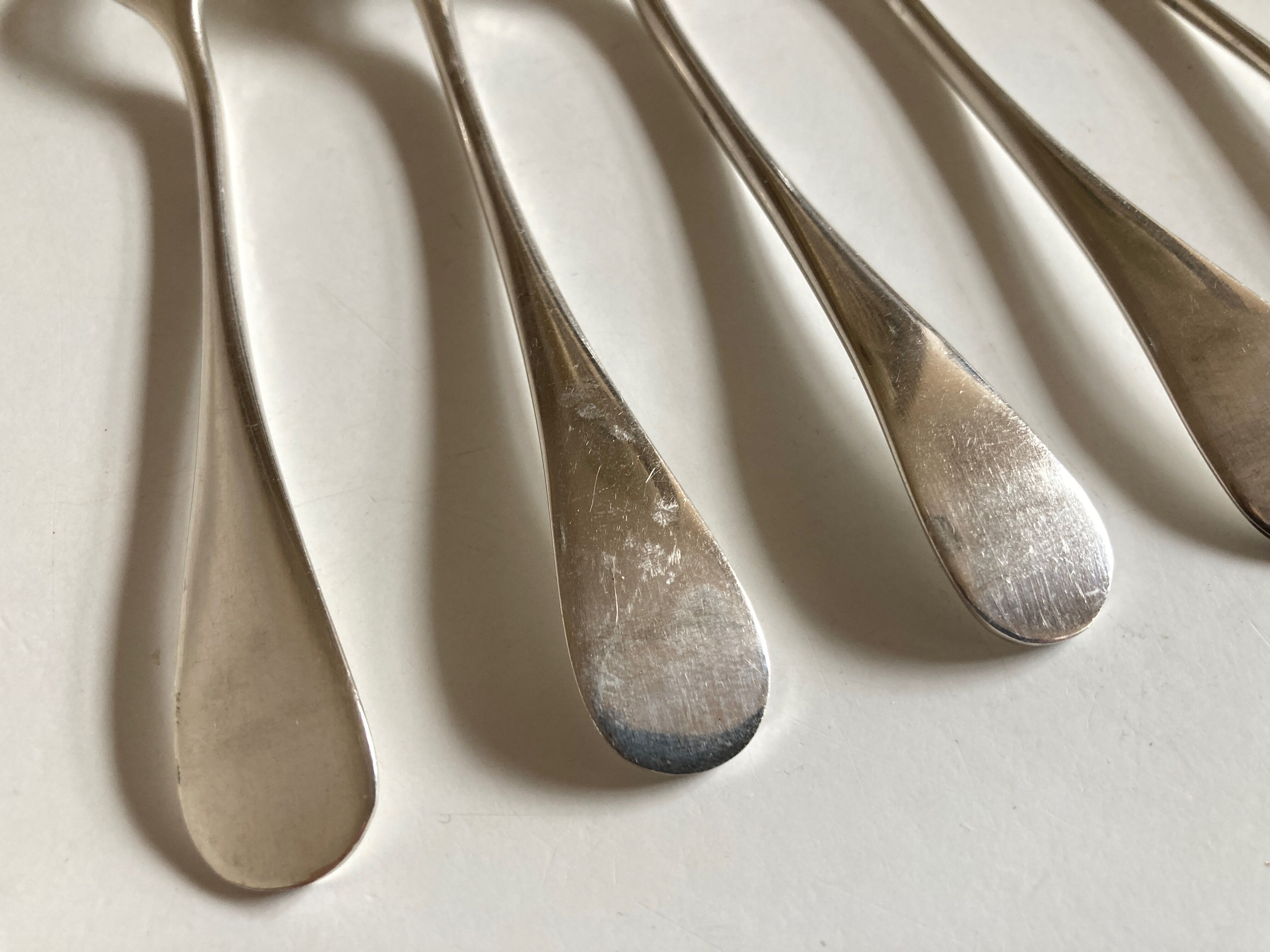 Set de 8 fourchettes à huitres uniplat Alfénide Christofle