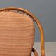 Pair of swivel armchairs in bamboo, 1960s