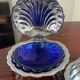 Pair of shell butter dishes from the 70s