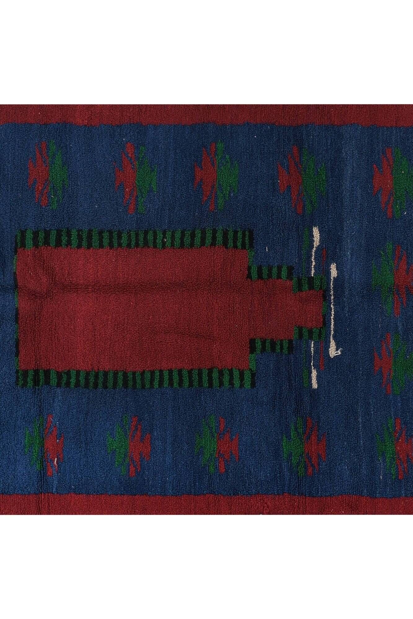 Vintage Turkish handmade rug 114x163 cm