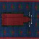 Vintage Turkish handmade rug 114x163 cm