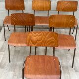Set of 6 vintage Dutch Marko chairs