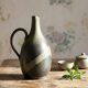 Vintage 1960s-1970s enamelled stoneware pear jug/pitcher