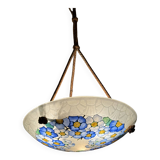 Art Deco suspension signed LOYS LUCHA