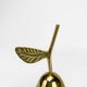 Duo of pear boxes in mother-of-pearl and brass 80s