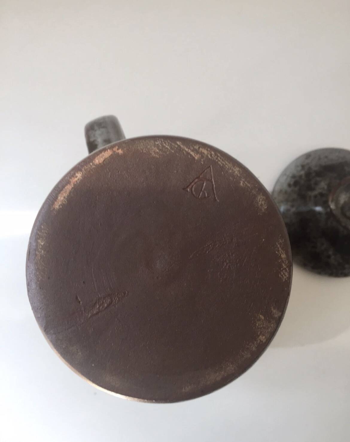 Beautiful stoneware coffee pot from the loir region, 1950s, thierry and chantal robert