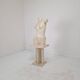 Sculptural Contemporary Female Torso Crafted from Layered Reclaimed Mactan