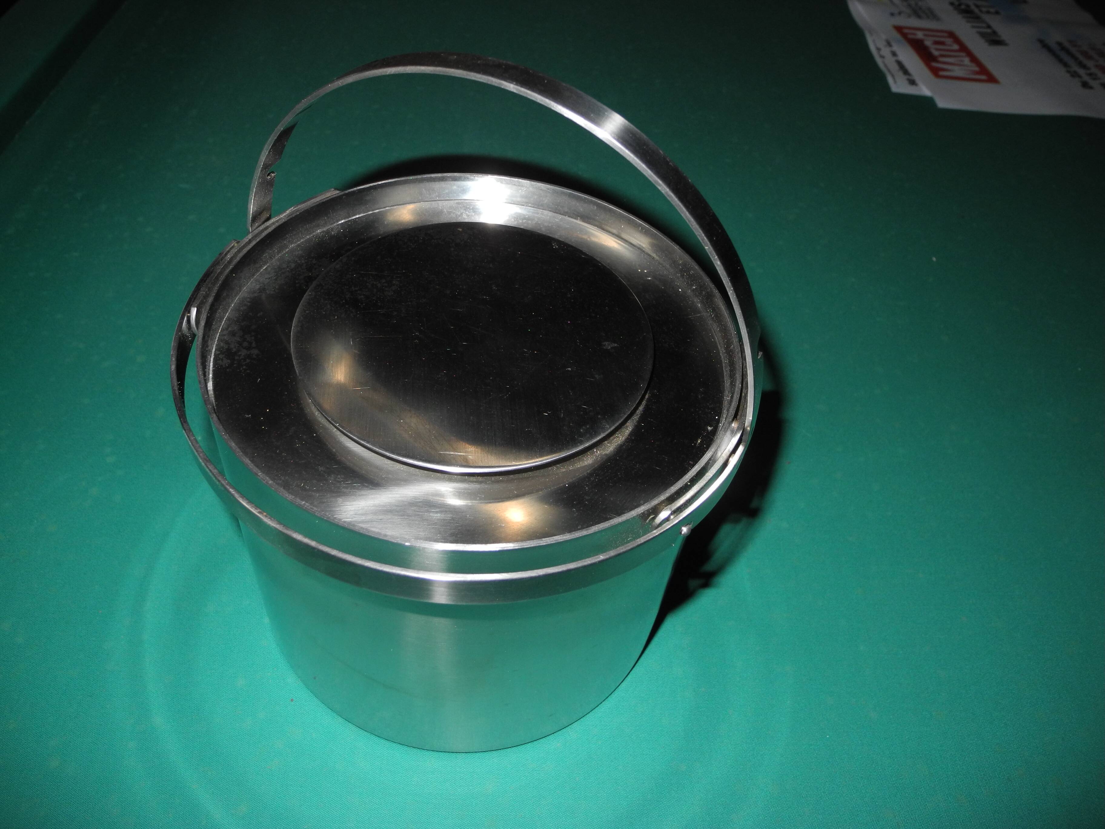 cylindrical ice bucket by Jacobsen Peter Holmblad Danish design
