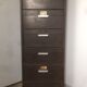 Meuble à clapet vintage marron