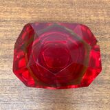 Vintage Italian Sommerso glass candlestick or ashtray