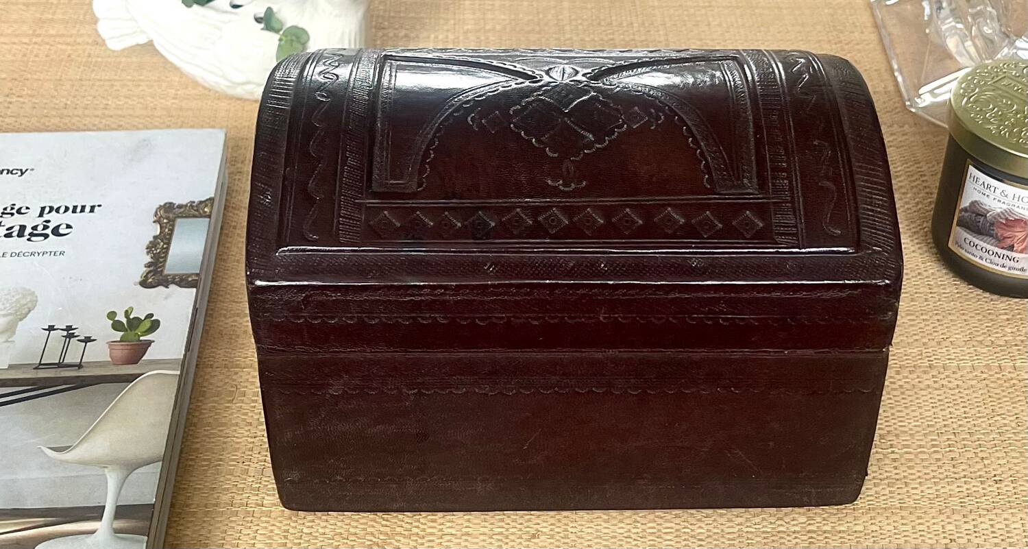 Leather box 1970.