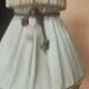 Table lamp in Hollywood Regency boudoir style from the 1950s.