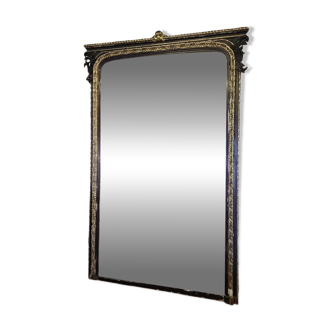 Napoleon III style panoramic mirror