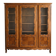 Regency display cabinet with 3 doors in cherry wood