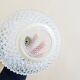 Golden mid century wall lamp by JSB Leuchten with glass ball shade