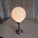Table lamp in tin and opaline globe - mid 20th century