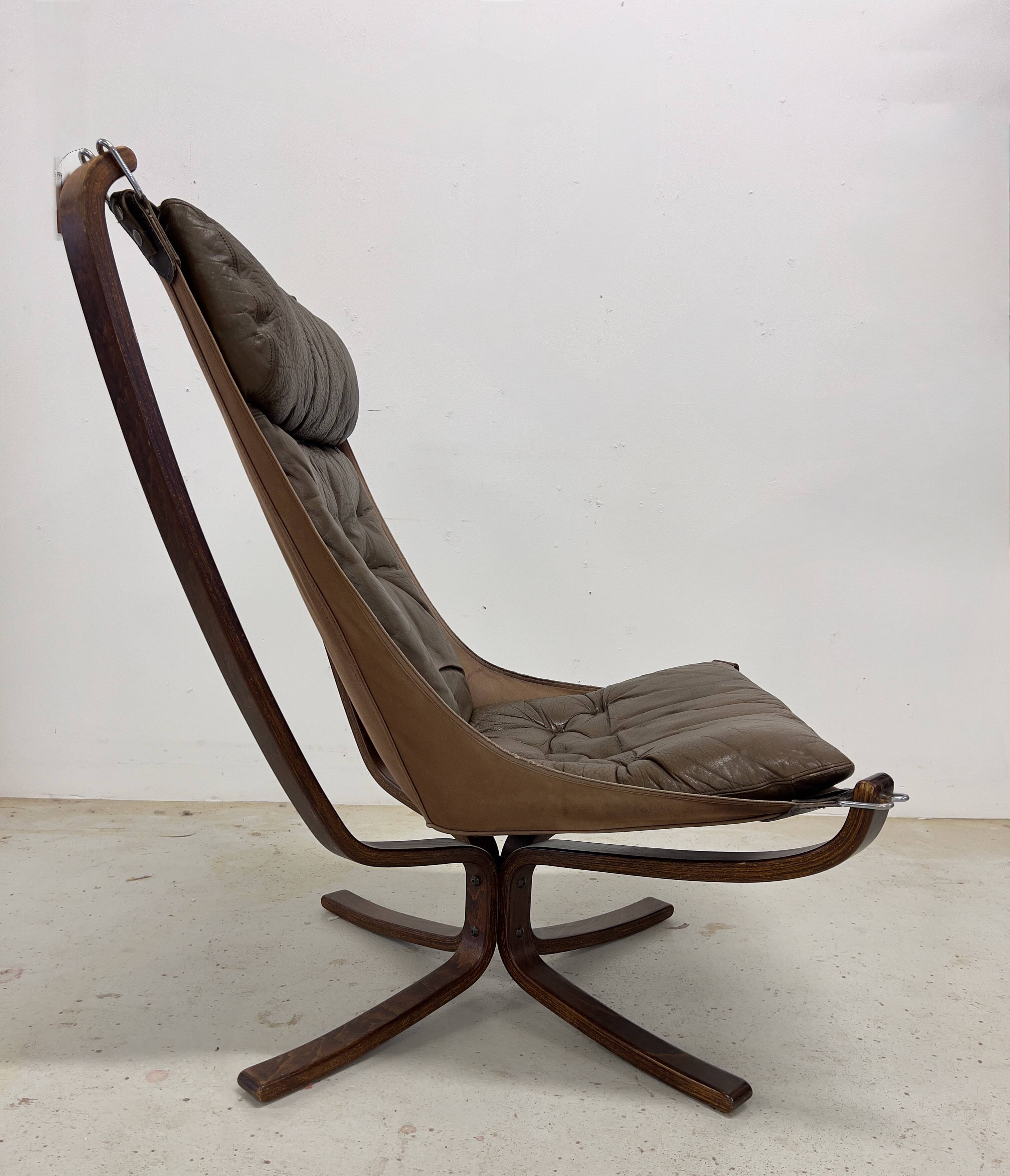 Falcon Chair By Vatne Møbler, Norway, 1970s.