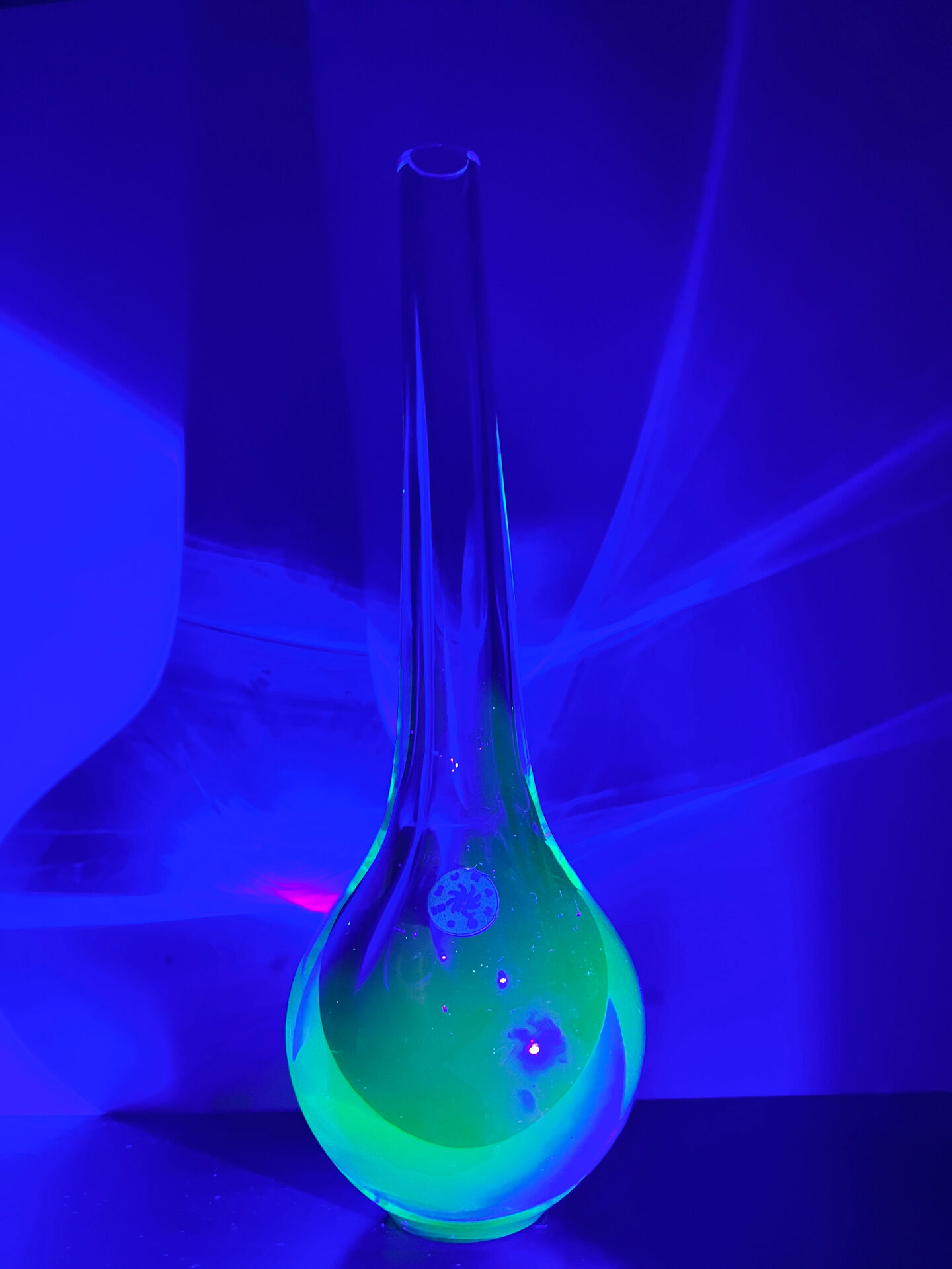 Vase - Murano Sommerso - Ouraline Uranium Glass - Amethyst - 1960