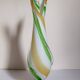 Vintage two-tone glass vase 39 cm