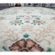 Vintage Turkish Oushak Handmade Wool Rug 111x202