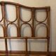 Rattan headboard, vintage 70s.