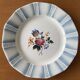 6 large flat antique plates in Sarreguemines earthenware