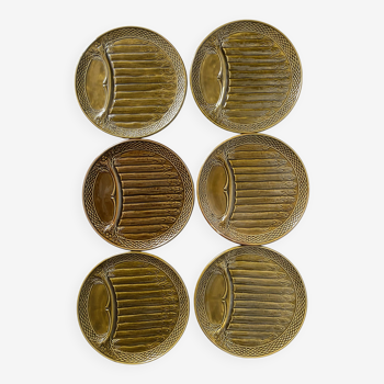 Asparagus plates in khaki slip