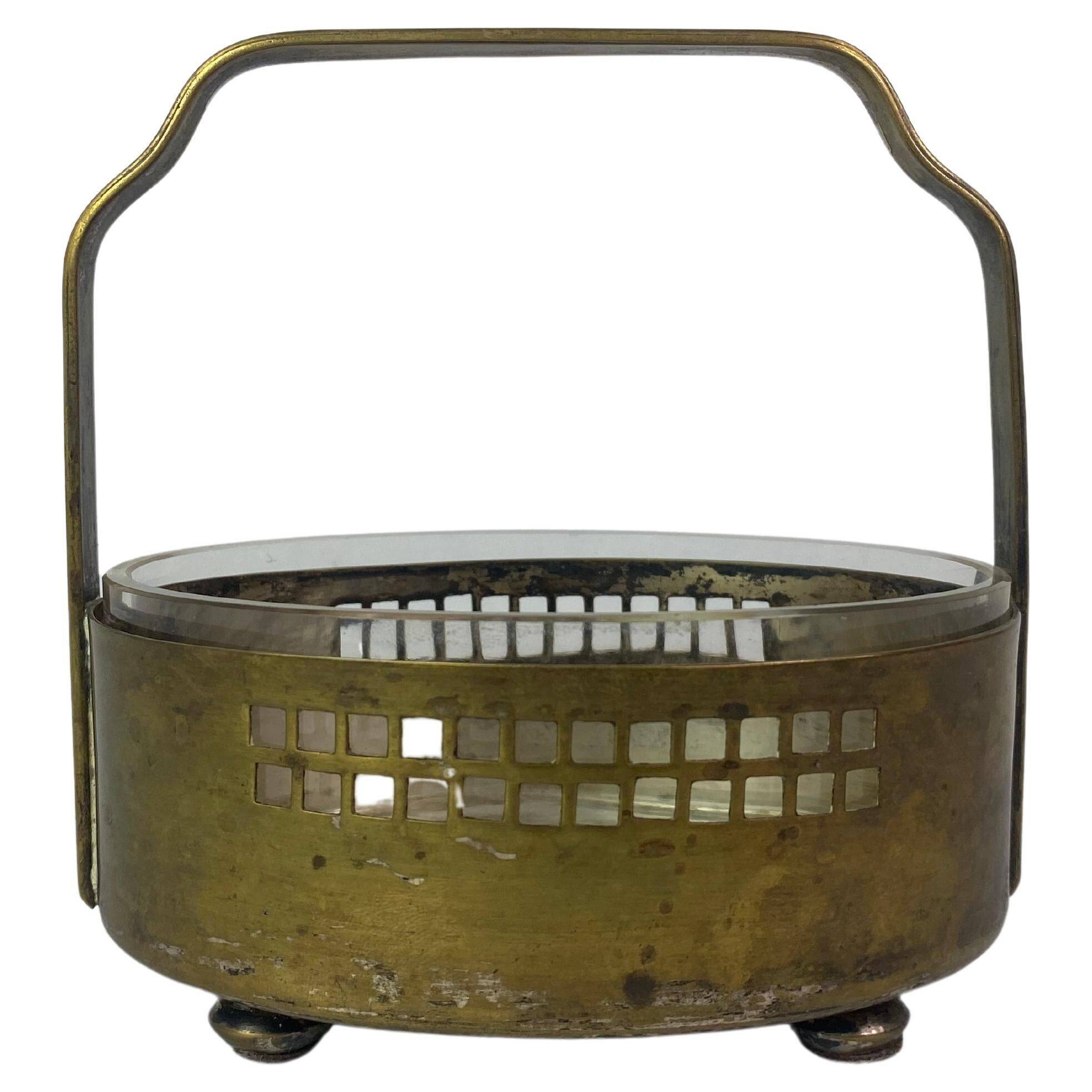 Basket in the Art Nouveau style by Hans Ofner/Josef Hoffmann