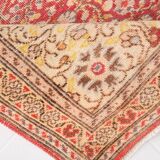 7x9 Red & Yellow Floral Persian Vintage Rug, 206x290Cm