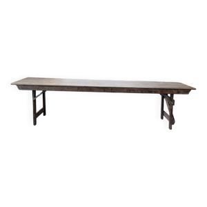 Table de ferme pliante - 1950