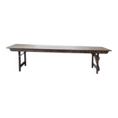 Table de ferme pliante en pin 1950 XL