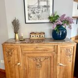 Buffet art déco en chêne massif