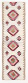 3x10 Vintage Tribal Geometric Kilim Runner Rug, 91x314Cm