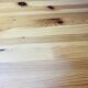 Table basse en pin massif forme organique, années 80