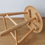 Wooden stool from Sweden, 1960s.