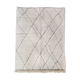 Moroccan Berber carpet blessed ouarain ecru with black diamonds engraved 284x198cm