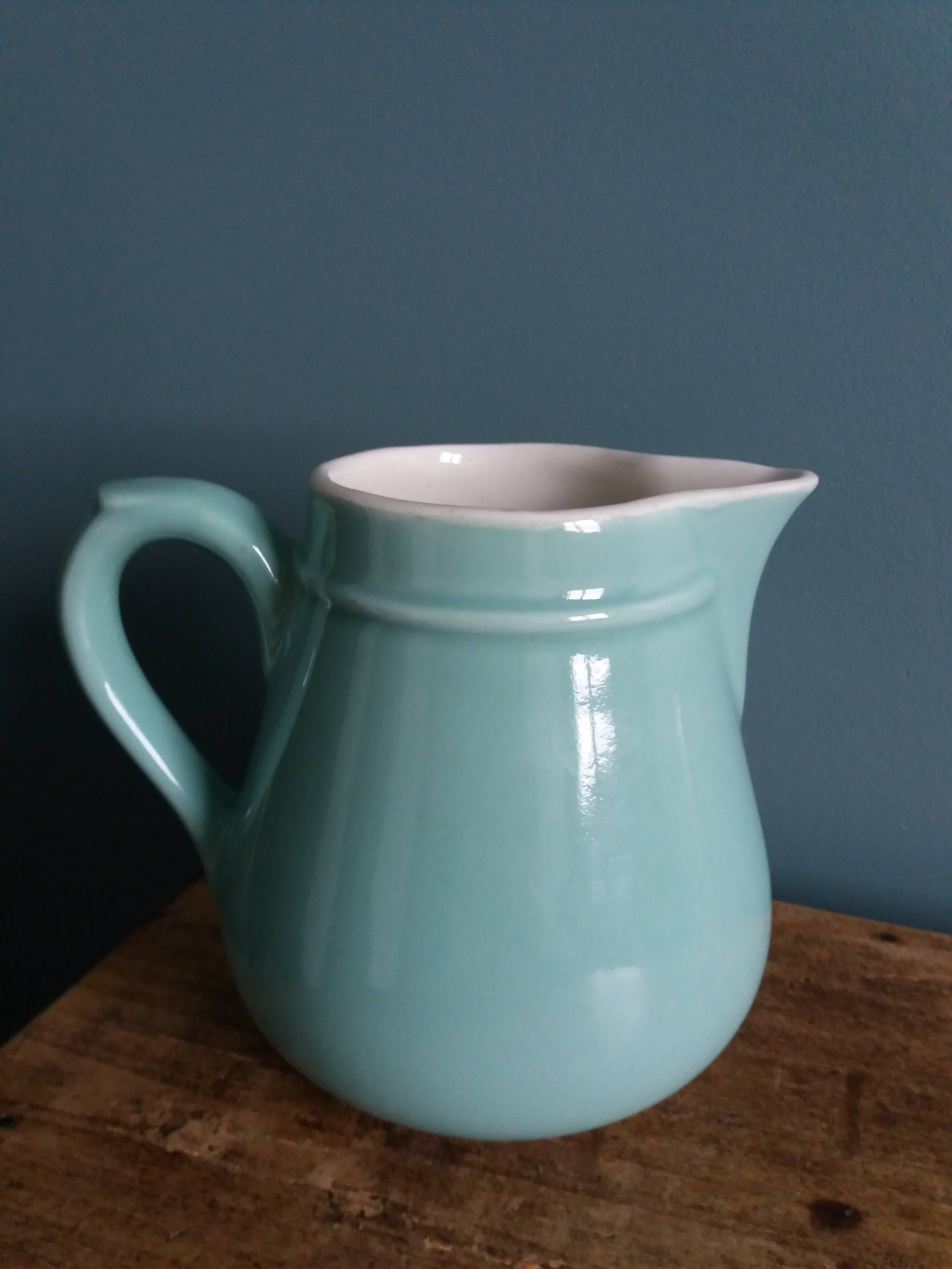 Saint Uze stoneware pitcher stamped Revol