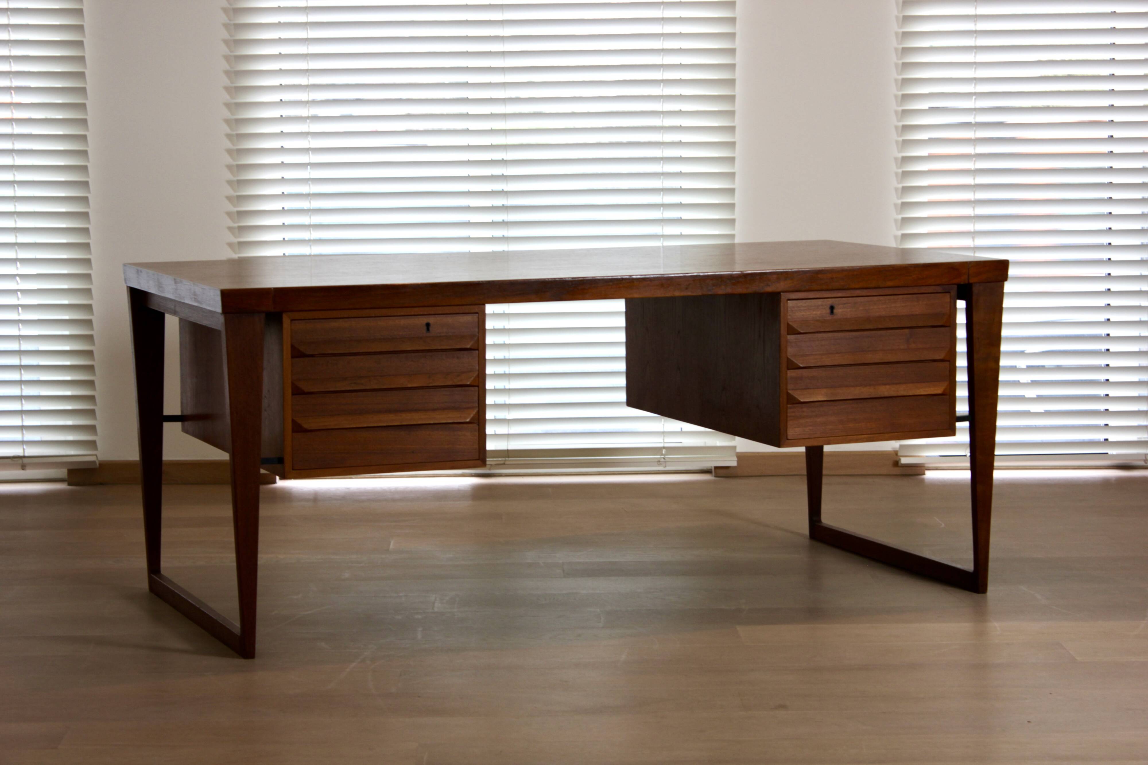 Executive Desk by Kai Kristiansen for Feldballes Møbelfabrik