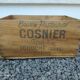 Vintage wooden box / box of beurre Cosnier