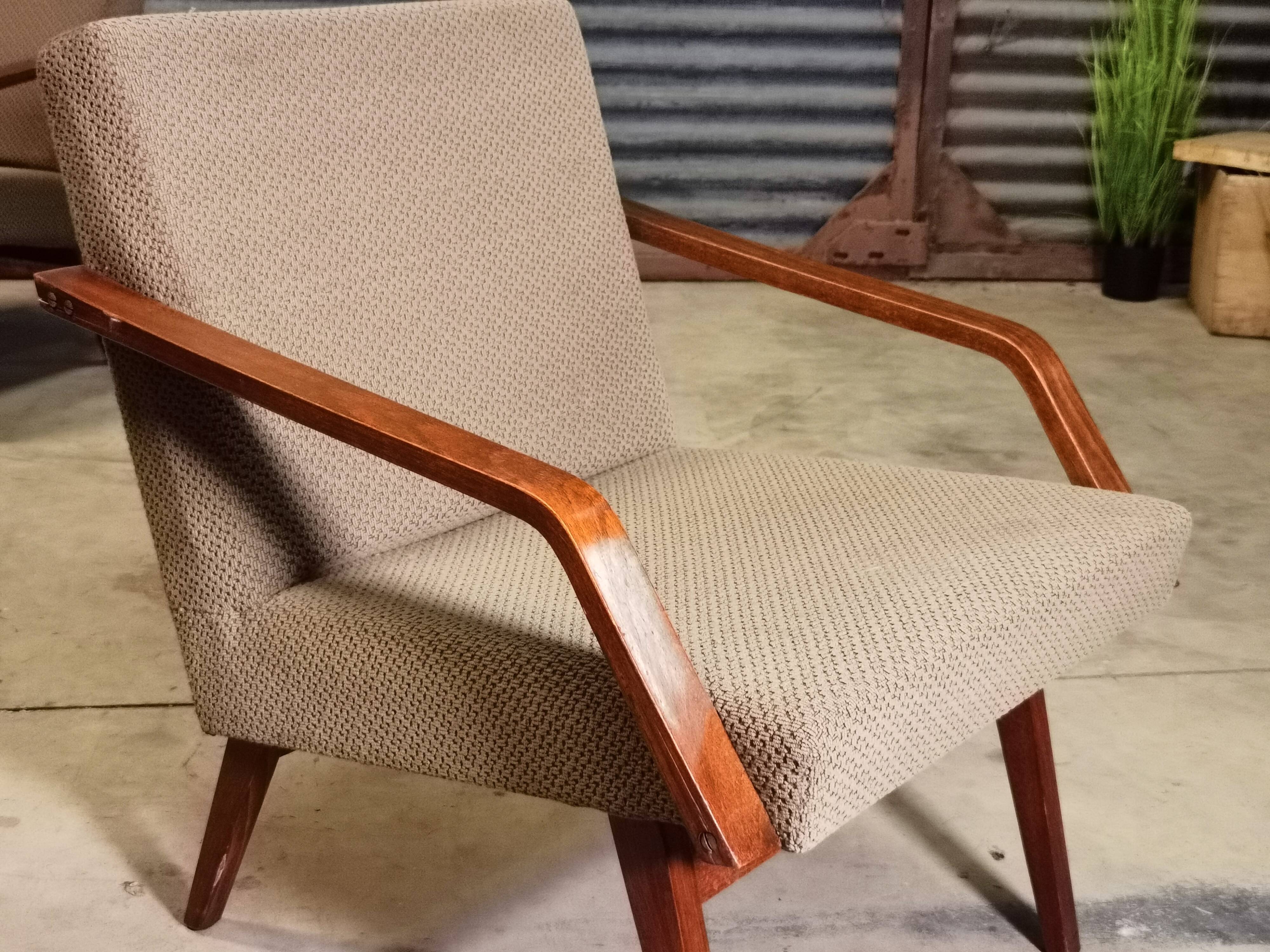 Pair of armchairs Mier Topolcany 1960