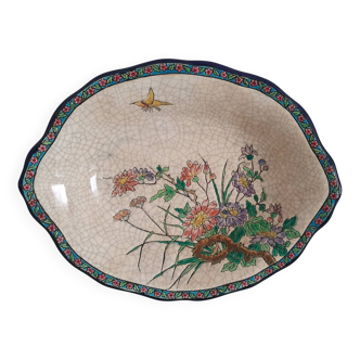 Earthenware bowl from Longwy enamels