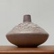 Large vase in German pottery from the mid-century with a crane ornament from Cortendorf.