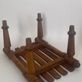 Small bench, slatted footrest