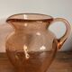 Bubble glass pitcher