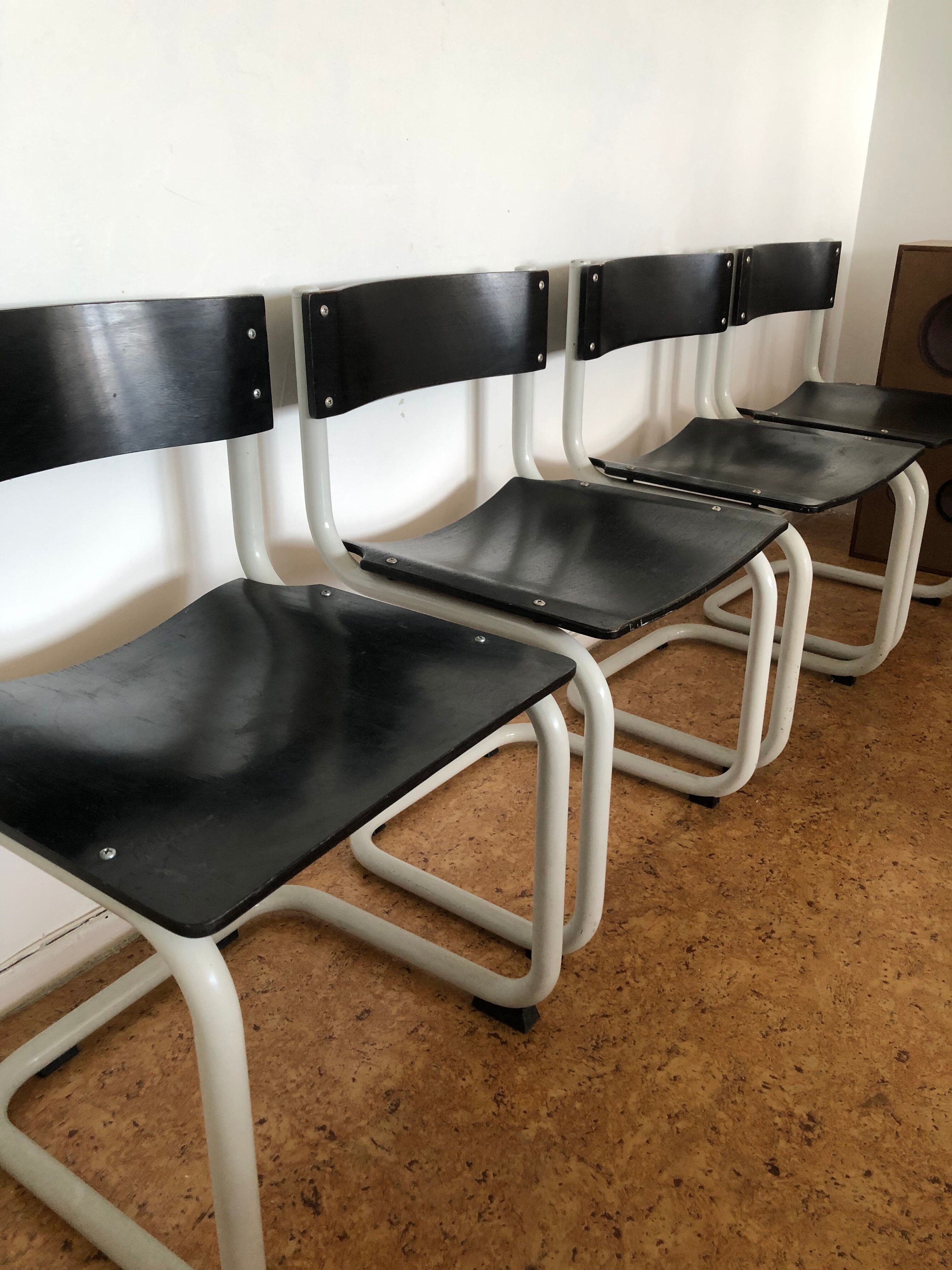 Set of 4 knud Friis & Elmar Moltke chairs for Randres AS