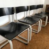 Set of 4 knud Friis & Elmar Moltke chairs for Randres AS