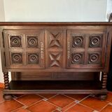 Commode ancienne en bois massif