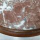 Pedestal table marble bistro