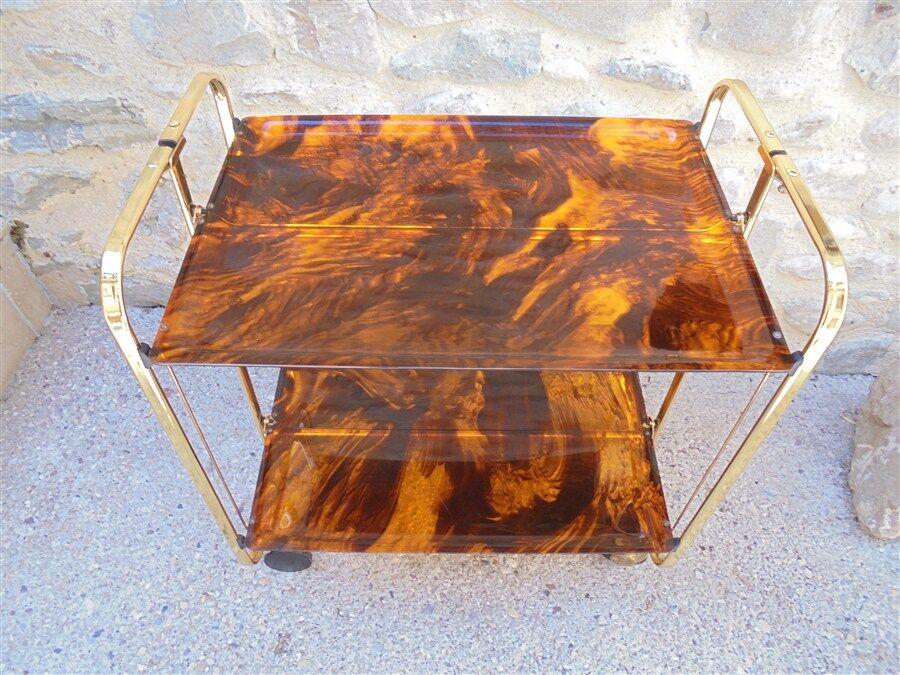 Folding serving tortoiseshell pattern