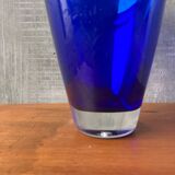 Large blue Murano glass vase, 1960s